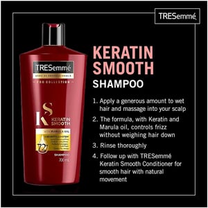 Tresemme Keratin Smooth With Marula Oil Shampoo 700ml •