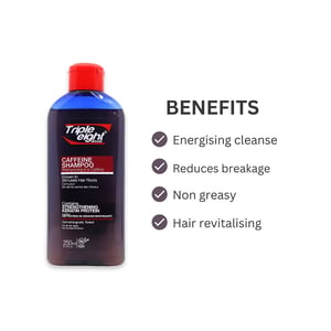Triple Eight Caffeine Shampoo For All Hair Types 250ml