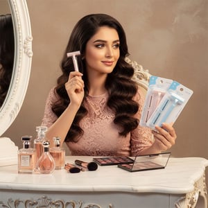 LMLTOP Trimming Razor With Extra 2 Blade - Sky Blue