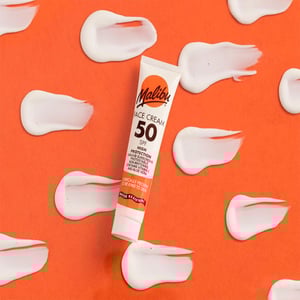 Malibu Face Cream High Protection Sunscreen 40ml - 50 SPF