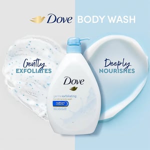 Dove Gentle Exfoliating Nourishing Body Wash 550ml ▪