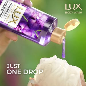 Lux Magical Black Orchid & Juniper Scent Body Wash 245ml - UBL (Get 1 Free Loofah)