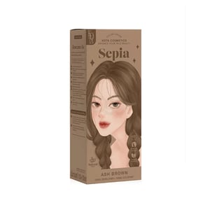 Kota Sepia Hair Color 100ml - Ash Brown •