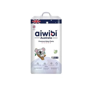 Aiwibi Australia Premium Baby Pants S (Upto 5KG) 52pcs•