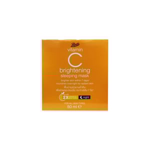 Boots Vitamin C Brightening Sleeping Mask 50ml •