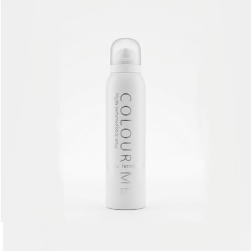 Colour Me Highly Perfumed Body Spray - White