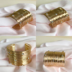 Golden Sparkle Ladies Cuff