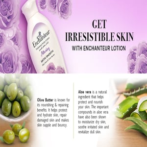 Enchanteur Alluring Satin Smooth Perfumed Body Lotion 250ml •