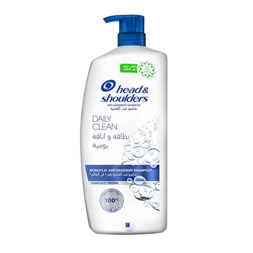 Head & Shoulder Anti-Dandruff Daily Clean Shampoo 1000ml •