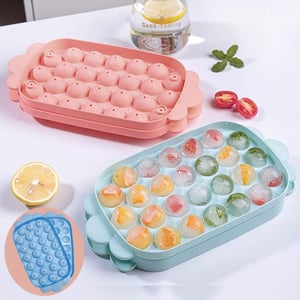 26 Grid Ice Ball Mould - Baby Blue