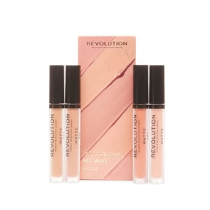 Makeup Revolution My Colour My Way Lipstick Set - Nude