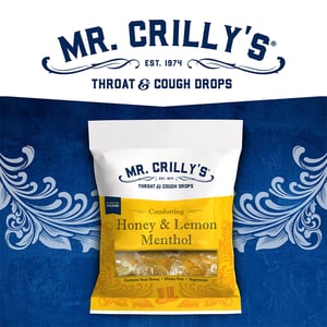 Mr. Crilly's Honey & Lemon Menthol Candy 90g
