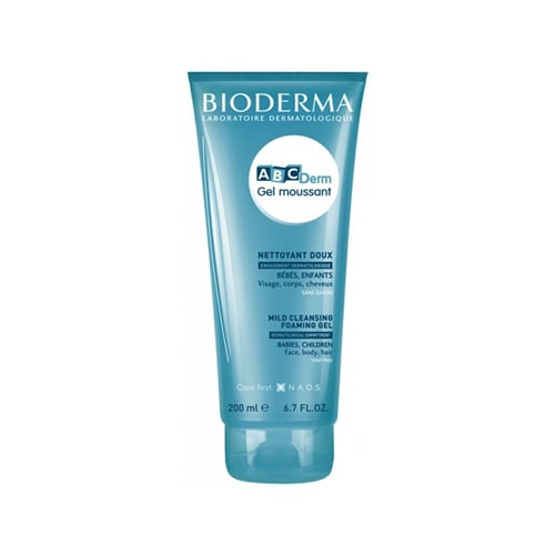 Bioderma ABCDerm Gel Moussant Mild Cleansing Foaming Gel For Babies 200ml •