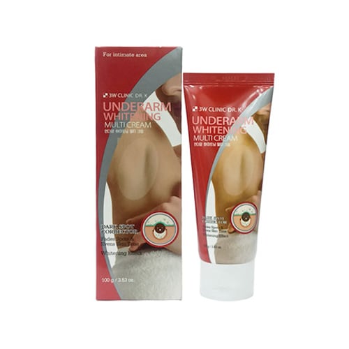 3W Clinic Underarm Whitening Multi Cream 100g •