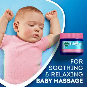 Vicks BabyRub Ointment for Soothing and Relaxing Baby Massage Jar 50g