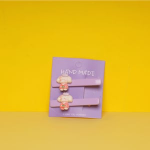 Baby Hair Clip - Purple Cinnamoroll