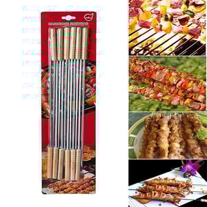 Stainless Steel Barbecue Skewers 12pcs