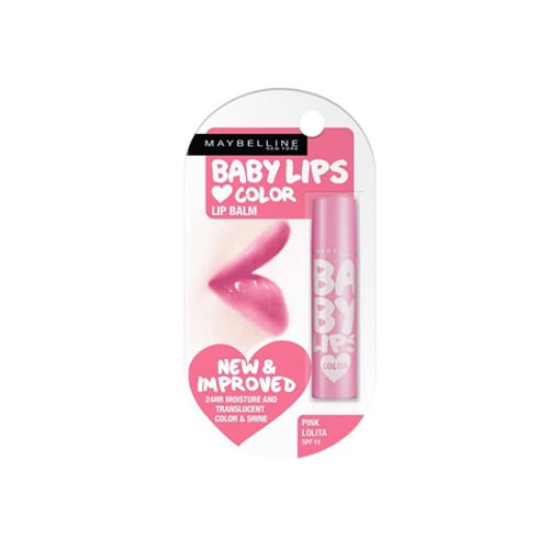 Maybelline New York Baby Lips Color Lip Balm 4g - Pink Lolita SPF11  •