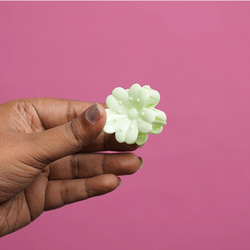 Cherry Blossom Hair Clip - Mint