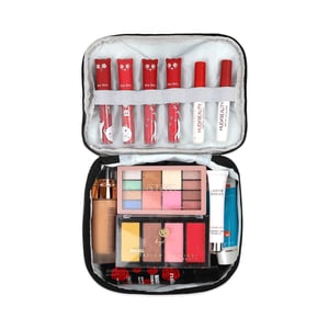 Double Layer Transparent Makeup Storage Bag - Green