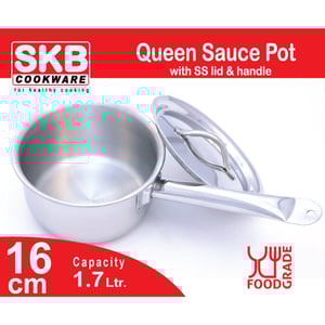 SKB Queen Sauce Pot with SS Lid & Handle - 16cm