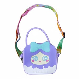 Silicone Mini Bag For Baby Girl - Purple