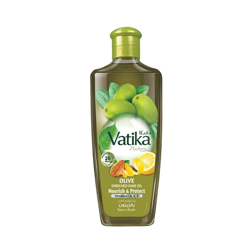 Dabur Vatika Naturals Olive Enriched Hair Oil Nourish and Protect 300ml  •