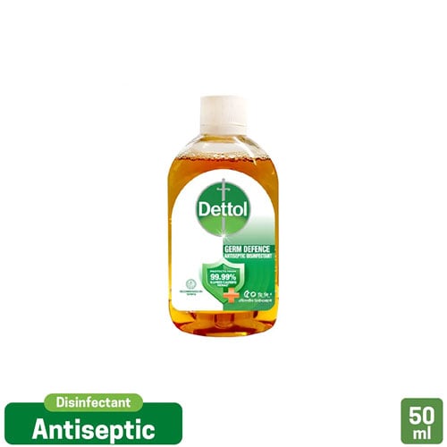 Dettol Germ Defence Antiseptic Disinfectant 50ml