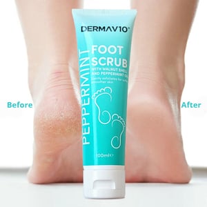 Derma V10 Peppermint Foot Scrub 100ml
