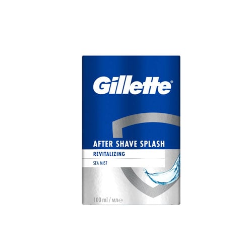Gillette After Shave Splash Revitalizing Sea Mist 100ml  •