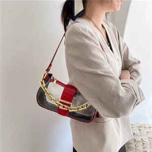 Women's New Trendy Korean Style Transparent Small Bag (1001014)