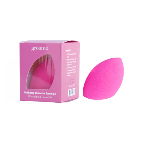 groome Makeup Blender Sponge - Hot Pink