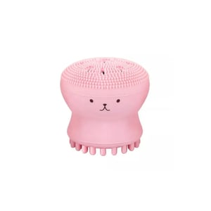 Kiss Lovely Octopus Shape Silicon Face Cleansing Scrubber - Pink