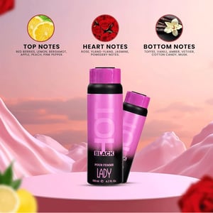 Bernard Dimitri Hot Black Deodorant For Women 200ml - Lady •