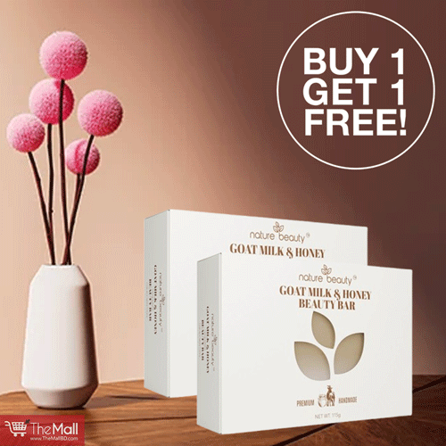 Nature Beauty Goat Milk & Honey Beauty Bar 115g (Buy 1 Get 1 Free)