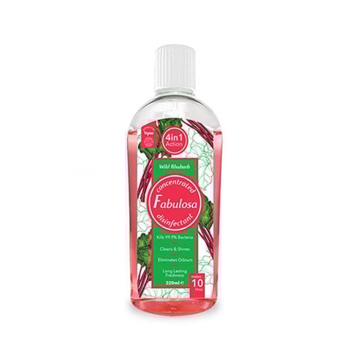 Fabulosa Concentrated Disinfectant Wild Rhubarb 220ml