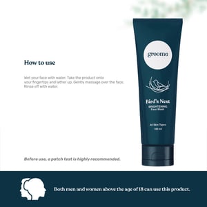 Groome Bird’s Nest Brightening Face Wash - 100ml