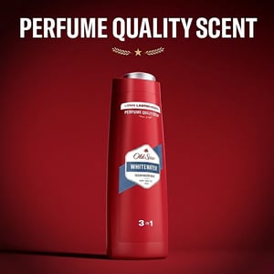 Old Spice Whitewater Clean Watery Scent 3 In 1 Body Hair Face Wash 250ml •