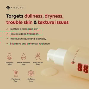 K - SECRET SEOUL 1988 Essence Snail Muchin 97% + Rice 100ml •