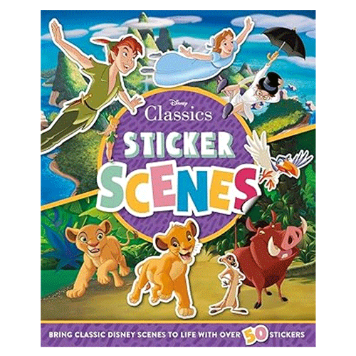Disney Classics Sticker Scenes Over 50 Stickers