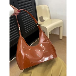 Trendy Fashionable Bag - Dark Tan