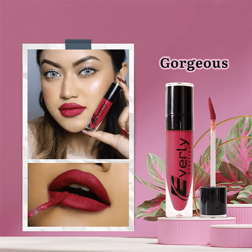 Everly Beauties Matte Liquid Lipstick - Gorgeous
