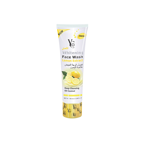 YC Whitening Face Wash Lemon Extract 100ml  •