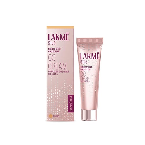 Lakme 9 To 5 CC Complexion Care Cream SPF 30 PA++ 30g - 03 Bronze •