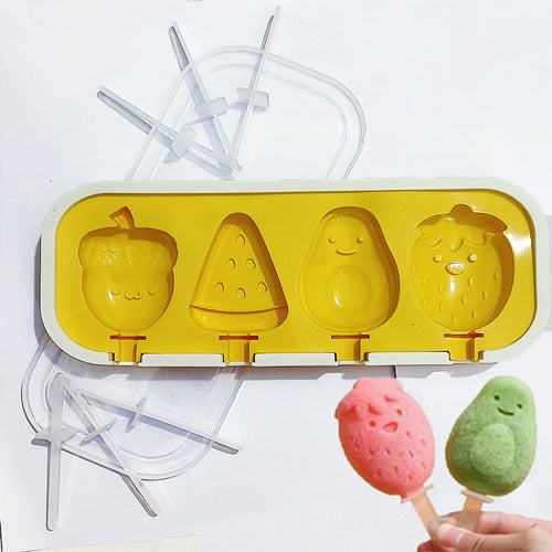 Fruit Shaped Ice Cream Mold - Yellow