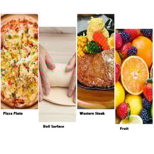 Round Wooden Pizza Serving Plate - Big