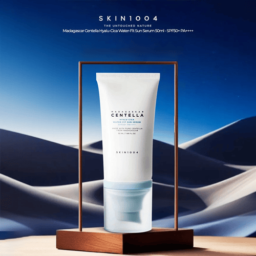Skin1004 Madagascar Centella Hyalu-Cica Water-Fit Sun Serum 50ml - SPF50+ PA++++ •