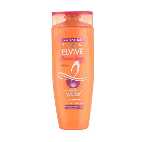 L'Oreal Paris Elvive Dream Long XXL Format Restoring Shampoo For Long Damaged Hair 600ml •