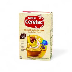 Nestle Cerelac Rice & Mixed Fruits (From 6months) 250g •