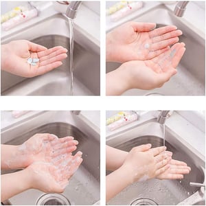 Portable Travel Soap Sheets Tube - Sky Blue